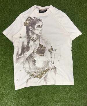 2008 Marc Ecko x Star Wars Princess Leia Slave Sketch Graphic T-Shirt
